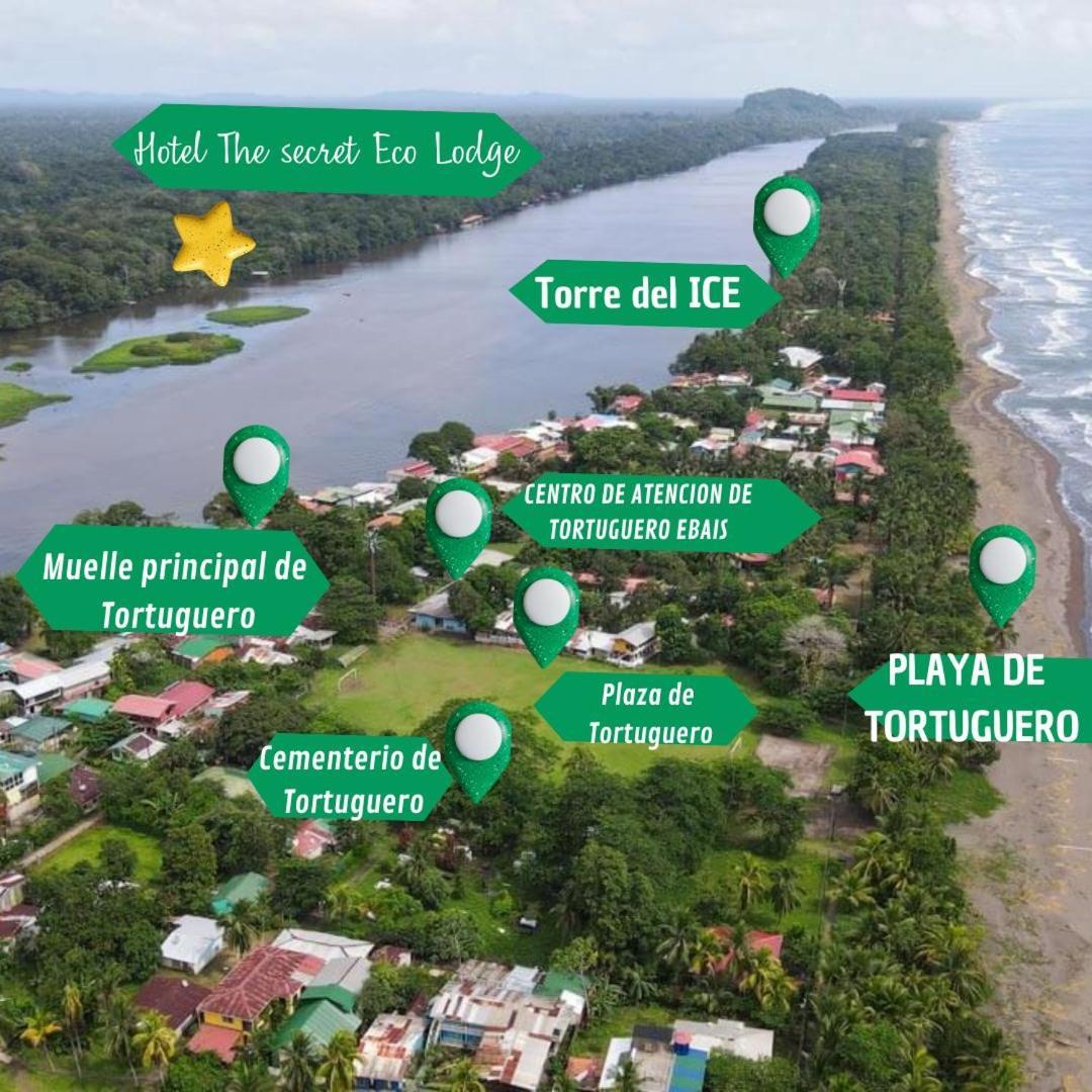 The Secret Eco Lodge Tortuguero Exterior foto